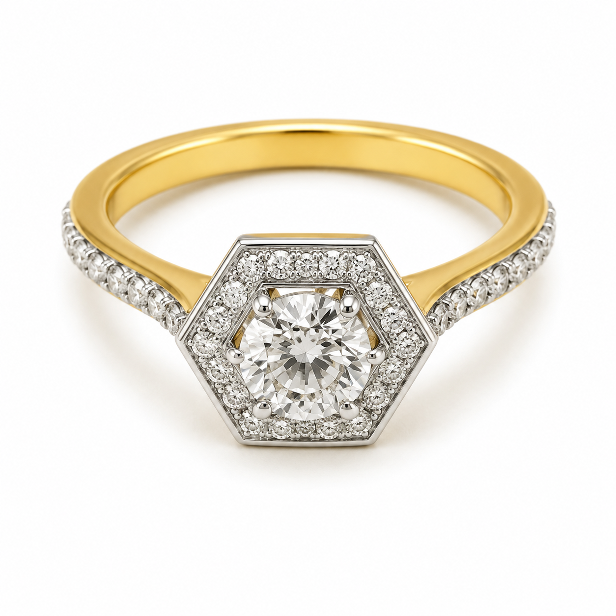 Diamond Solitaire Ring in 18Kt Gold | 0.92 Ct IGI Certified