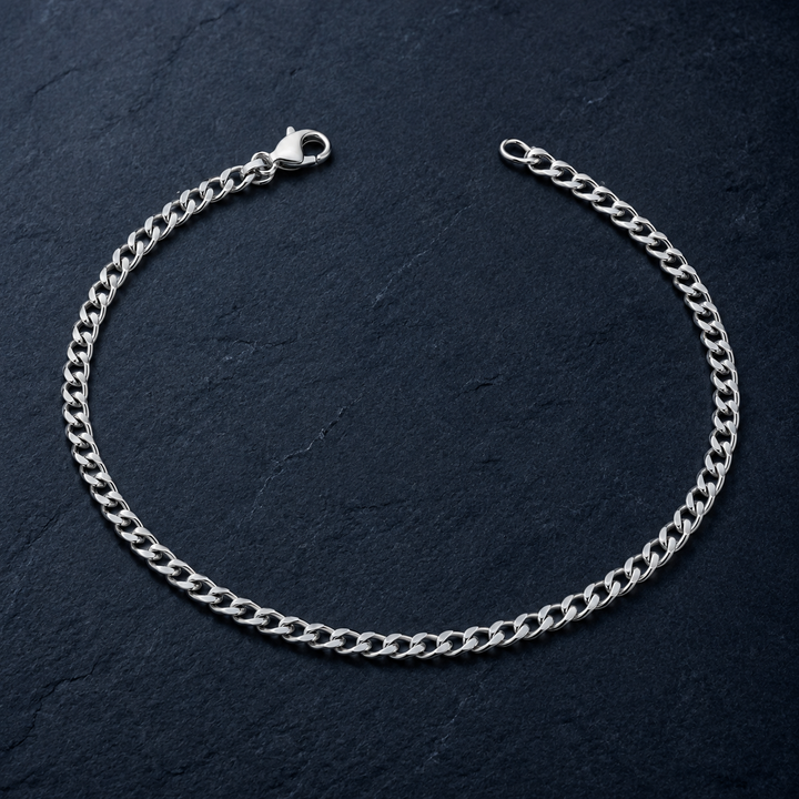 Platinum Men's Chain Bracelet Pt950 | 9.86g