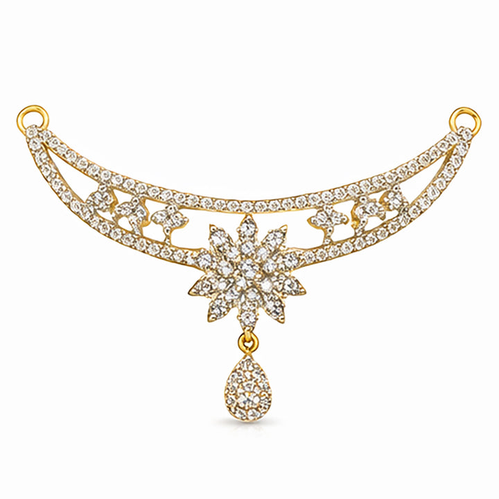 Best Gulbahar Diamond Arc Drop Tanmaniya in Meerut | Savya Jewels