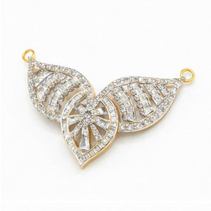 Best Graceful V-Shape Double Kunda Diamond Tanmaniya in Meerut | Savya Jewels