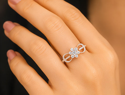 Diamond Dailywear Ring in 14Kt Gold | 0.32 Ct