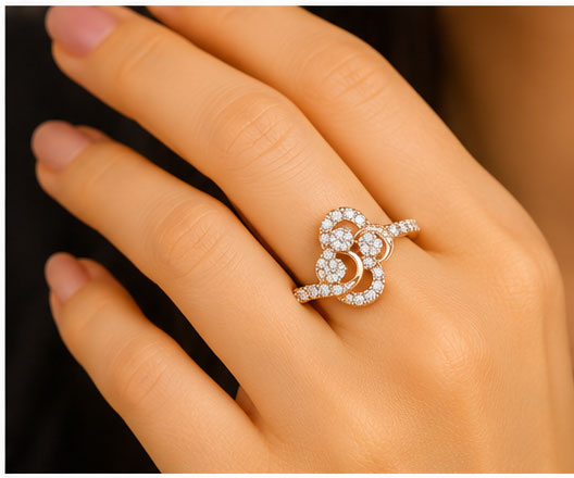 Diamond Dailywear Ring in 14Kt Gold | 0.32 Ct