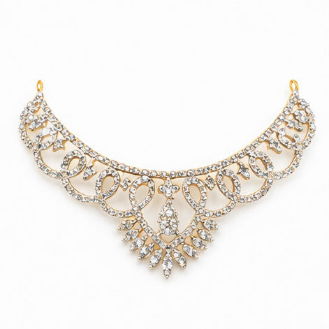 Best Bridal Glow Double Kunda Diamond Tanmaniya (Yellow Gold) in Meerut | Savya Jewels