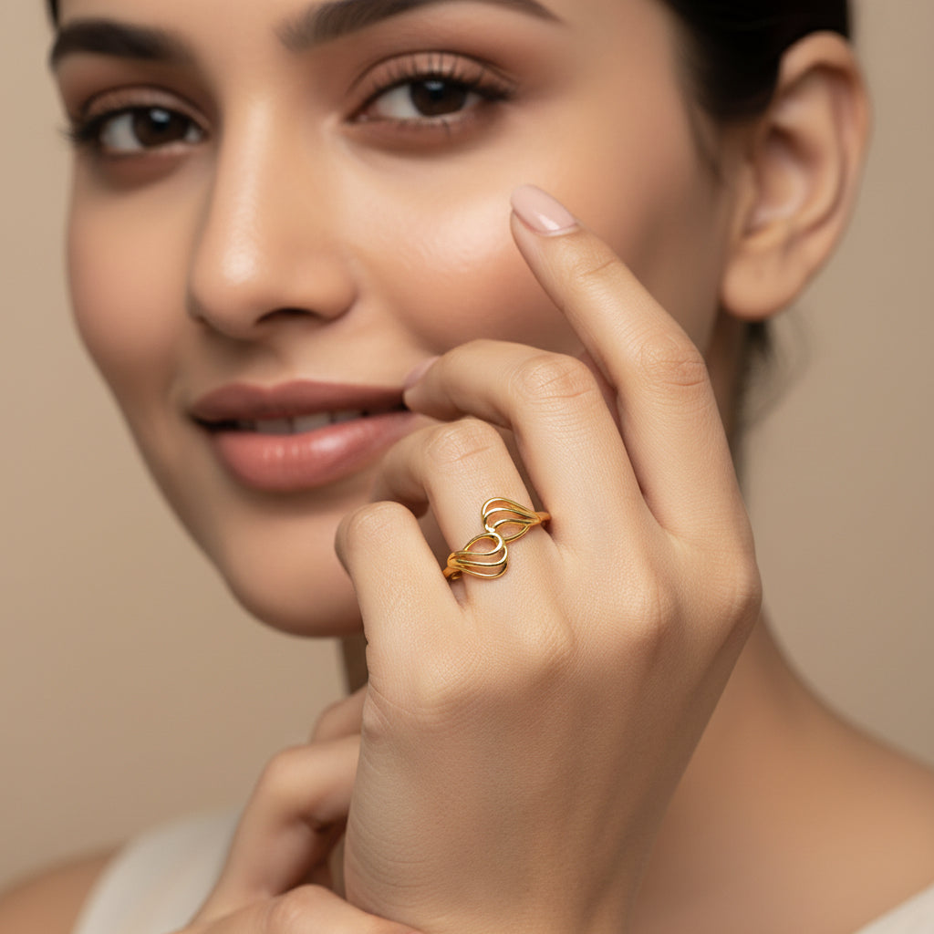 Party Wear Gold Ring