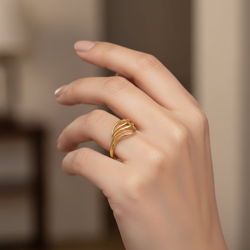 Party Wear Gold Ring