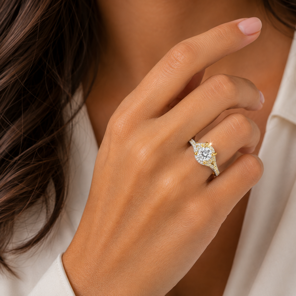Diamond Solitaire Ring 0.86 Ct | 18Kt Gold