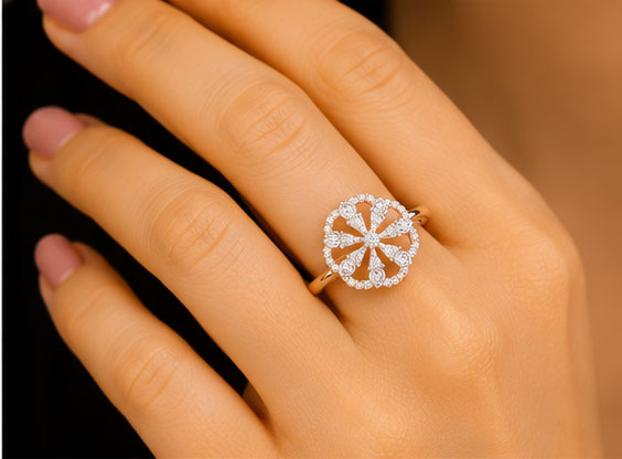 Diamond Dailywear Ring in 14Kt Gold | 0.33 Ct