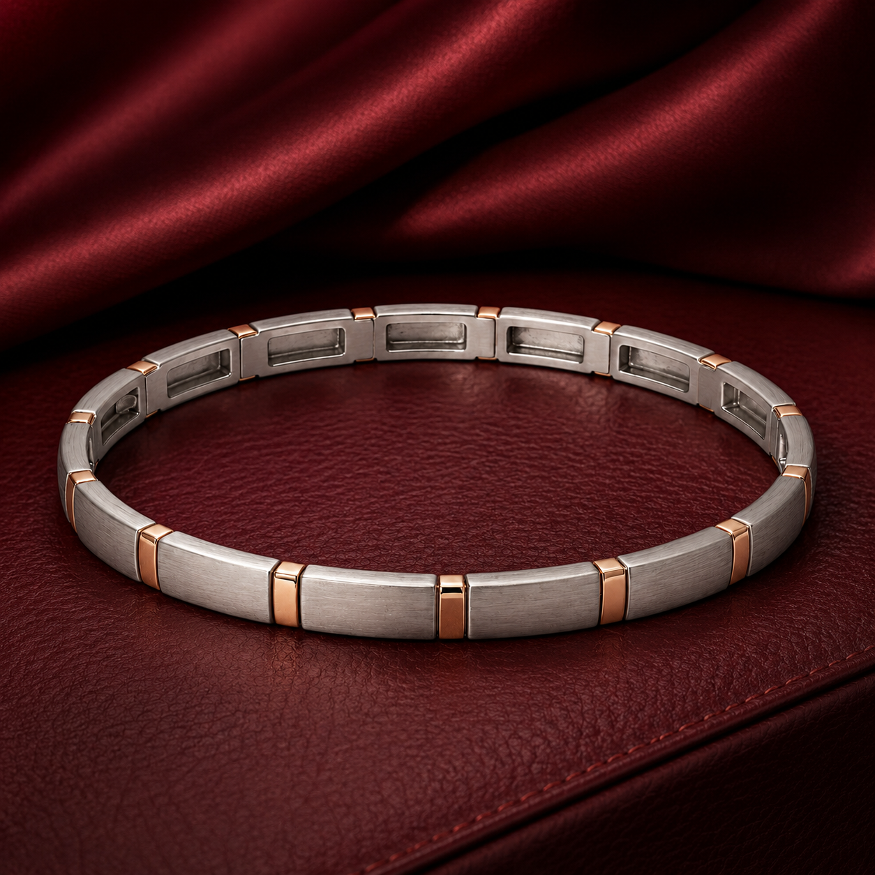 Platinum & Gold Men's Chain Bracelet | Pt950 & 18Kt | Savya Jewels