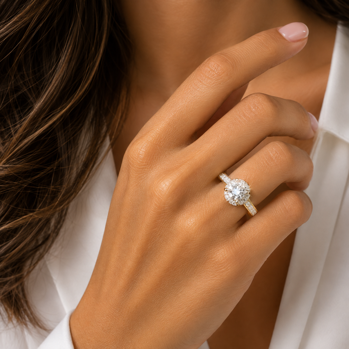 Diamond Solitaire Ring 0.84 Ct | 18Kt Gold