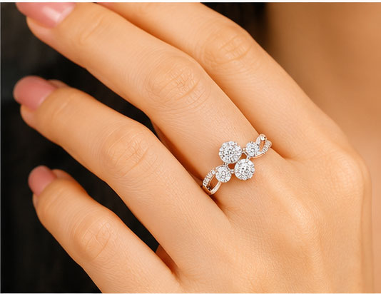 Diamond Dailywear Ring in 14Kt Gold | 0.37 Ct