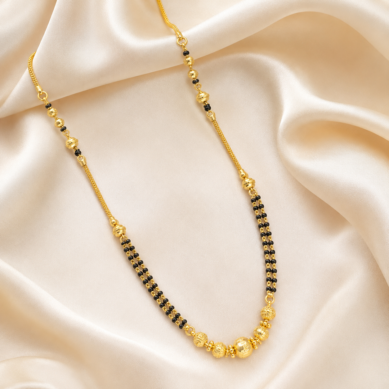 Gold Mangalsutra in 22KT Yellow Gold | 9.42g