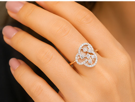 Diamond Dailywear Ring in 14Kt Gold | 0.22 Ct
