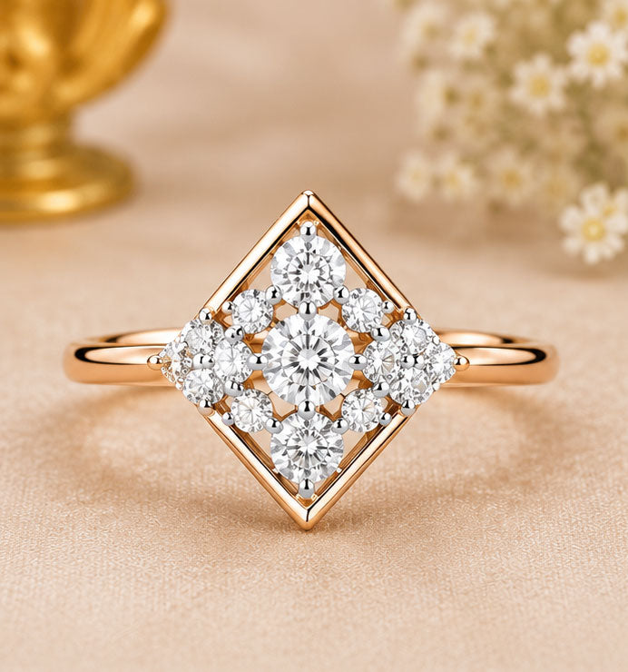 Diamond Dailywear Ring in 14Kt Gold | 0.18 Ct