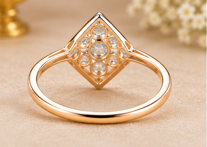 Diamond Dailywear Ring in 14Kt Gold | 0.18 Ct