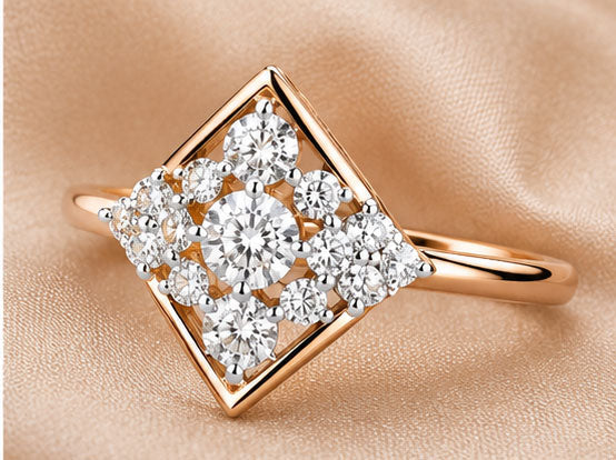 Diamond Dailywear Ring in 14Kt Gold | 0.18 Ct