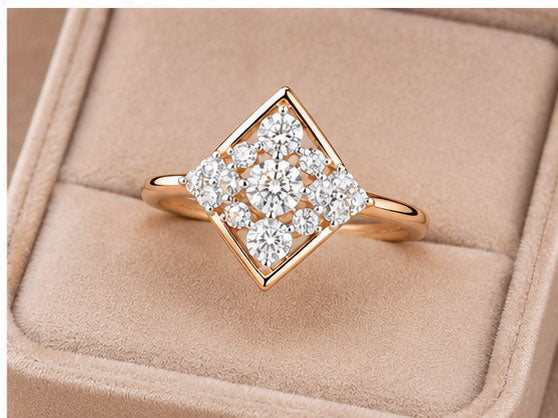 Diamond Dailywear Ring in 14Kt Gold | 0.18 Ct