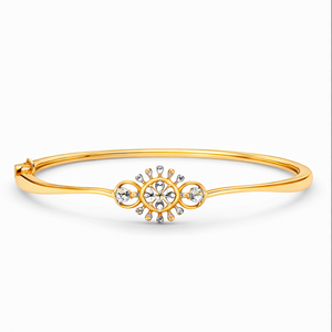 Best Celestial Bloom Diamond Bracelet in Meerut | Savya Jewels