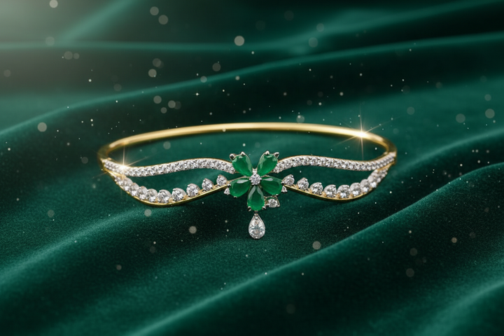Emerald Grace Diamond Bracelet