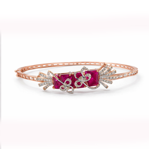 Crimson Grace Ruby & Diamond Bracelet