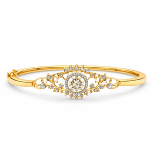 Eternal Orbit Diamond Bracelet | Savya Jewels | 14-kt-gold