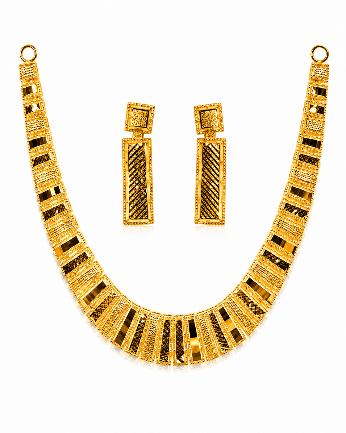 Timeless Floral Casting Gold Set