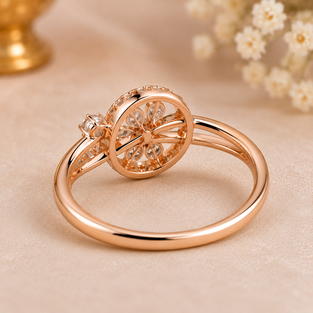 Diamond Dailywear Ring in 14Kt Gold | 0.15 Ct
