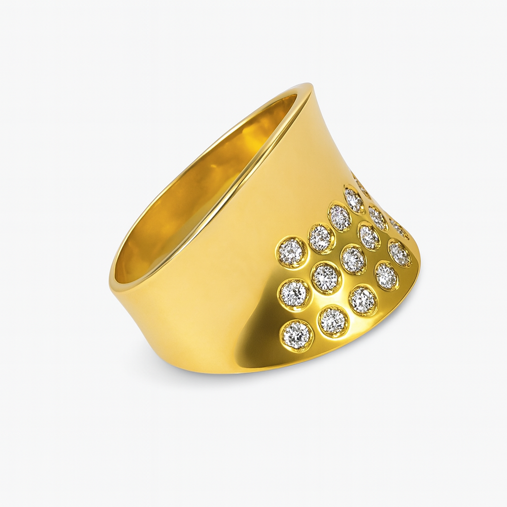 Best Majestic Dome Diamond Band in Meerut | Savya Jewels