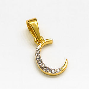 Best Personalised Diamond “C” Initial Charm Pendant in Meerut | Savya Jewels
