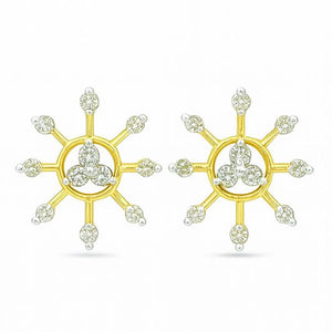 Best Golden Sunray Diamond Tops in Meerut | Savya Jewels