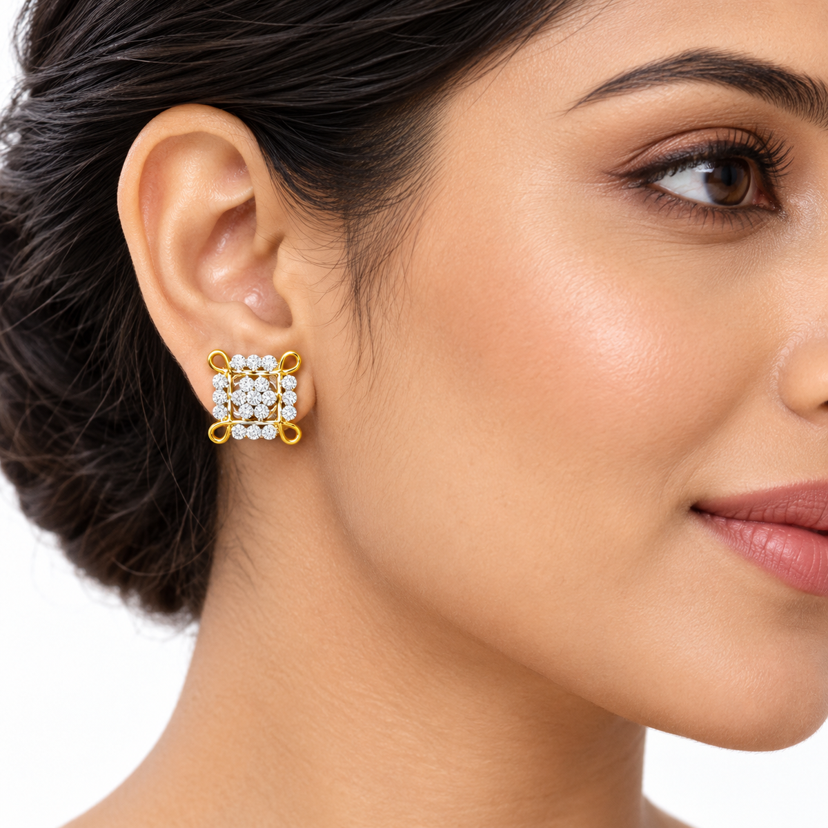 Ornate Floral Diamond Tops