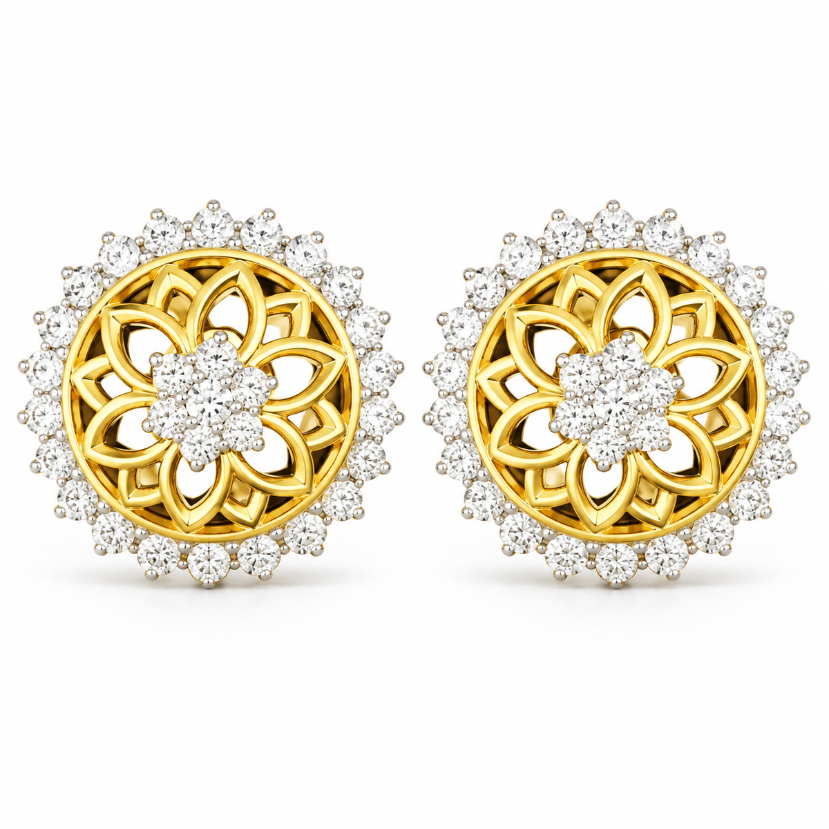 Classic Mandala Shine Diamond Tops