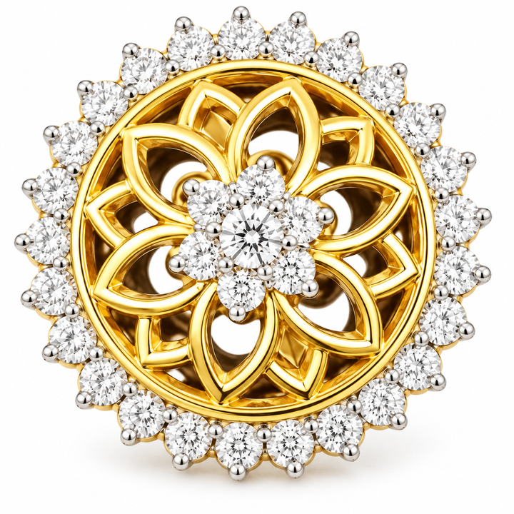 Classic Mandala Shine Diamond Tops