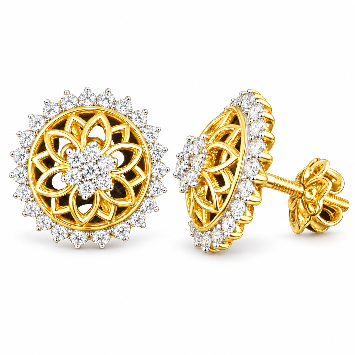 Classic Mandala Shine Diamond Tops