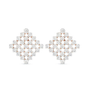 Best Diamond Matrix Stud Tops in Meerut | Savya Jewels