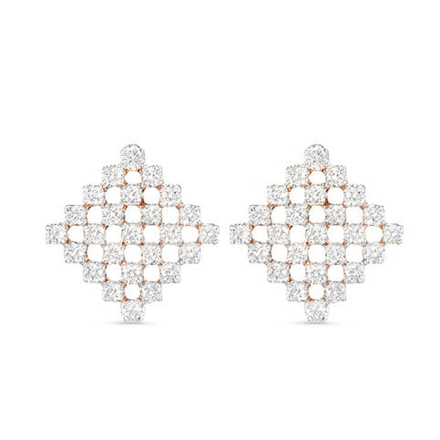 Best Diamond Matrix Stud Tops in Meerut | Savya Jewels