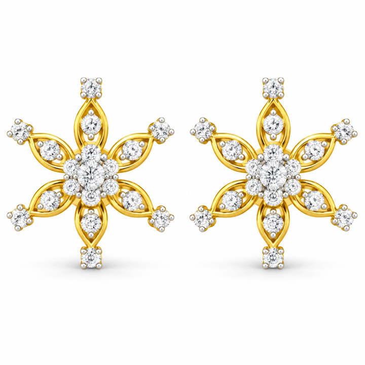 Gold Diamond Swirl Design Tops
