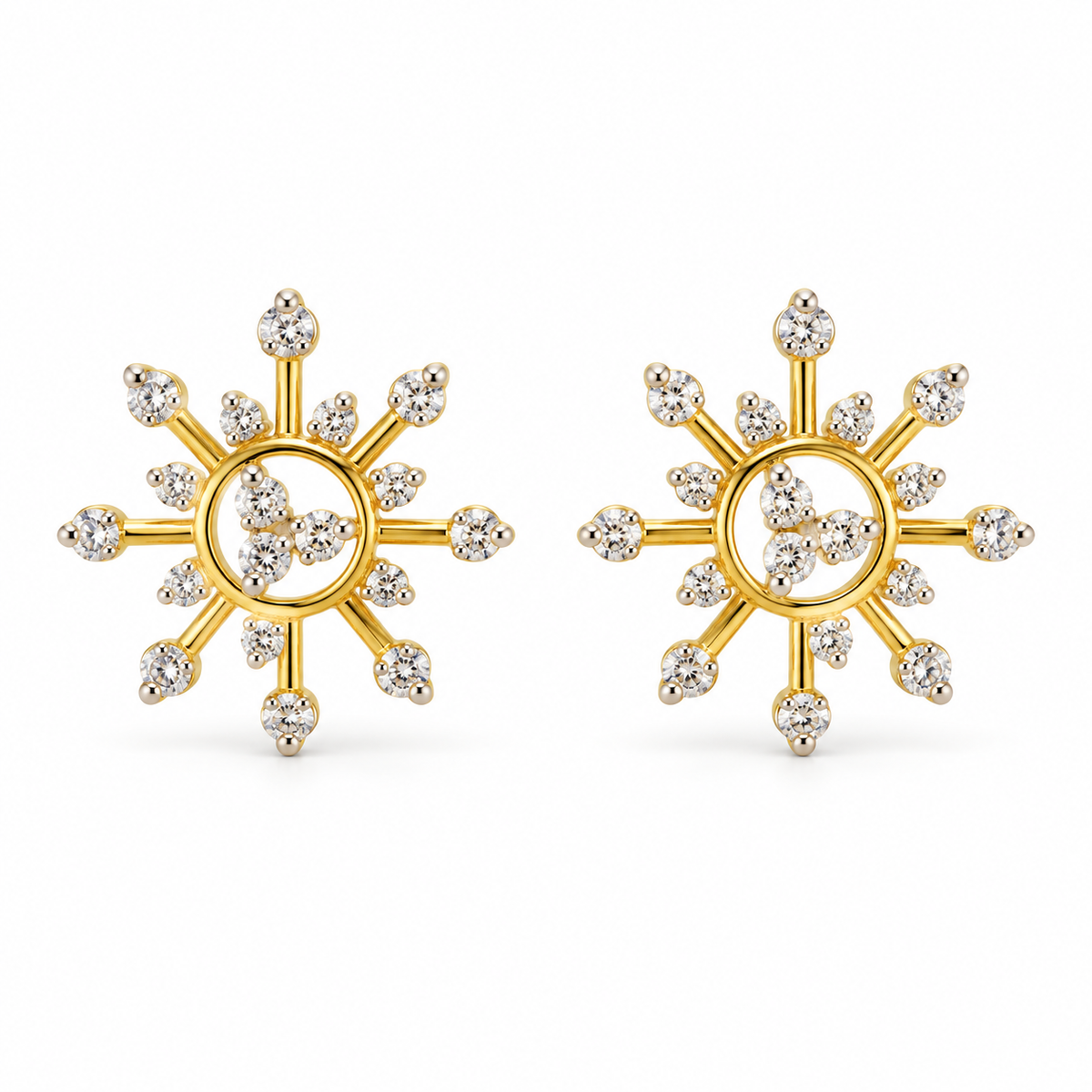 Golden Sunray Diamond Tops