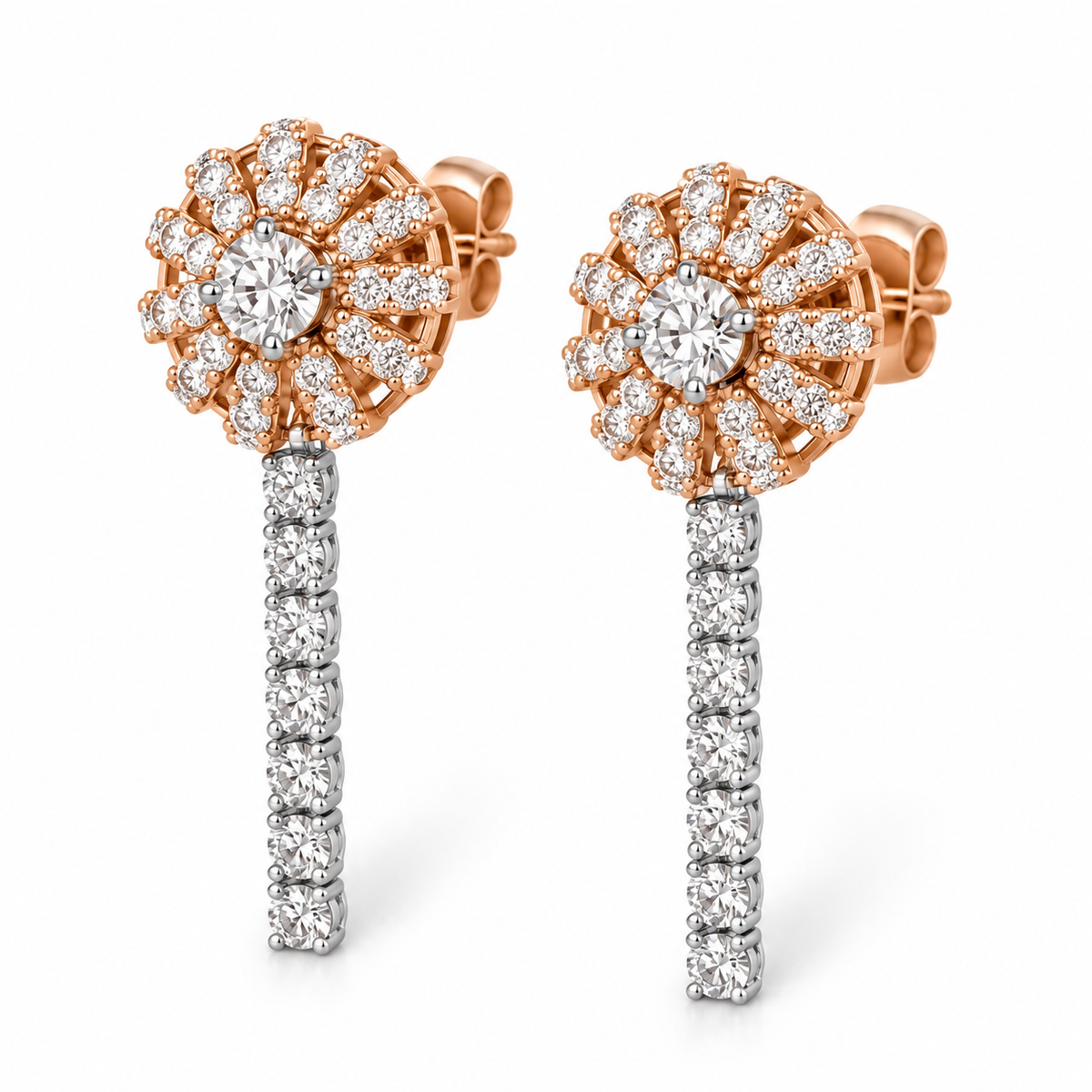 Baguette Burst Diamond Tops