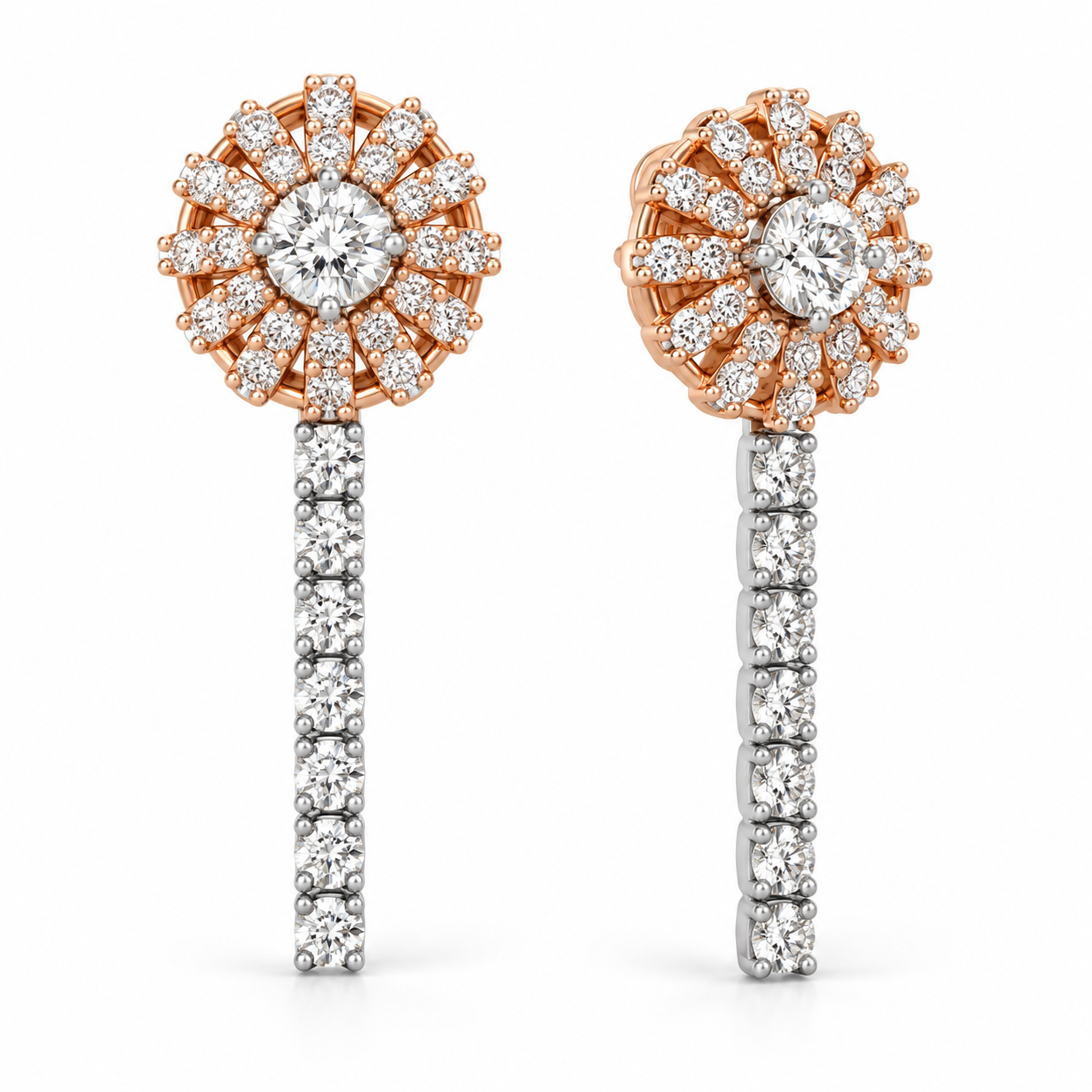 Baguette Burst Diamond Tops