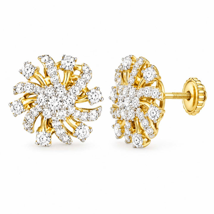 Floral Swirl Diamond Tops