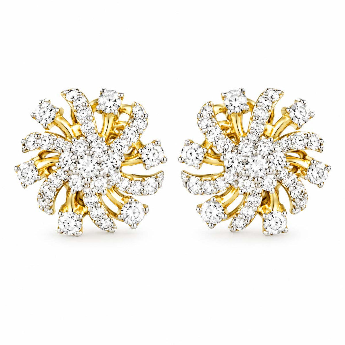 Floral Swirl Diamond Tops