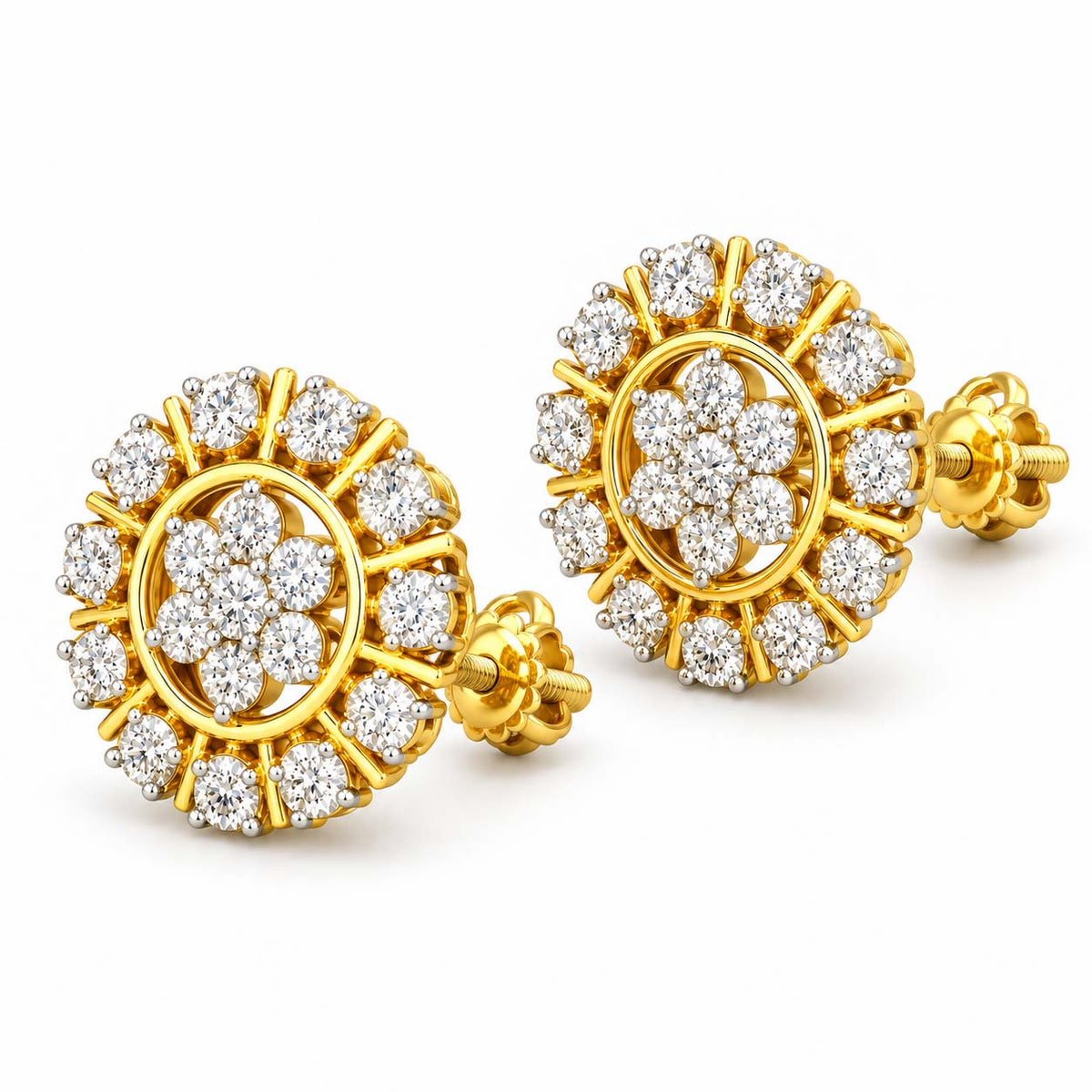 Radiant Halo Star Diamond Tops