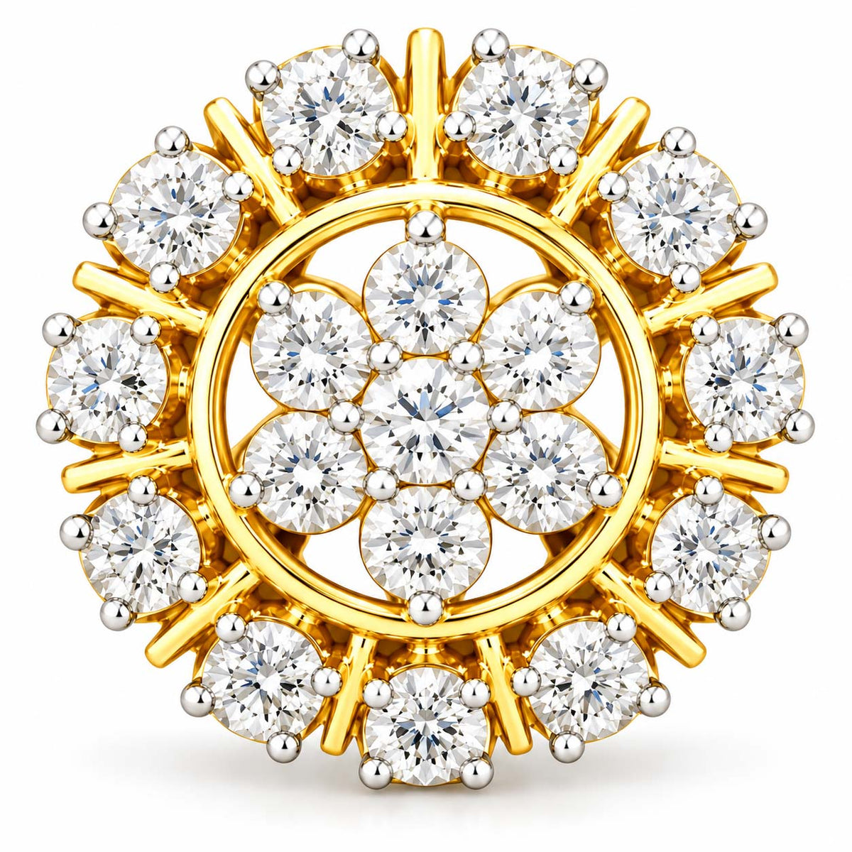 Radiant Halo Star Diamond Tops