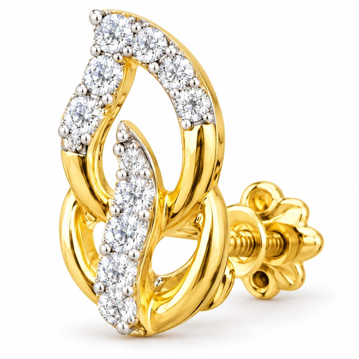 Loop Aura Diamond Earrings Tops