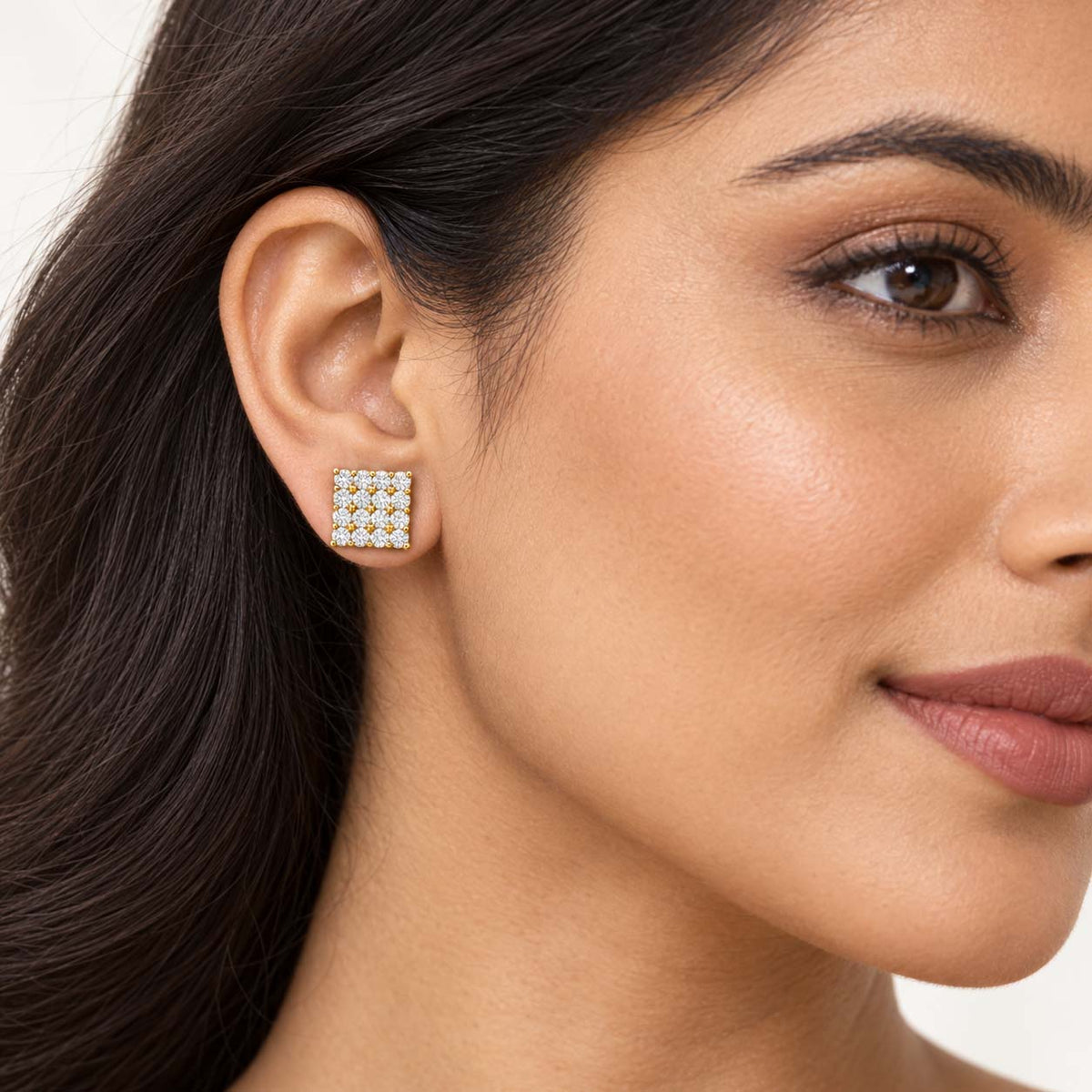 Diamond Matrix Stud Tops