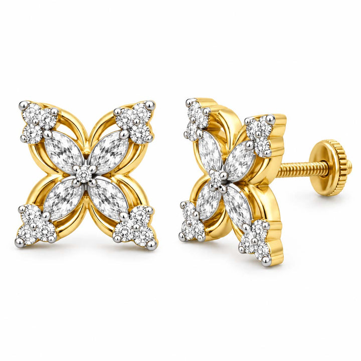Classic Four-Petal Diamond Tops