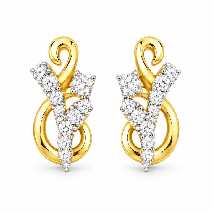 Elegant V-Curve Diamond Tops