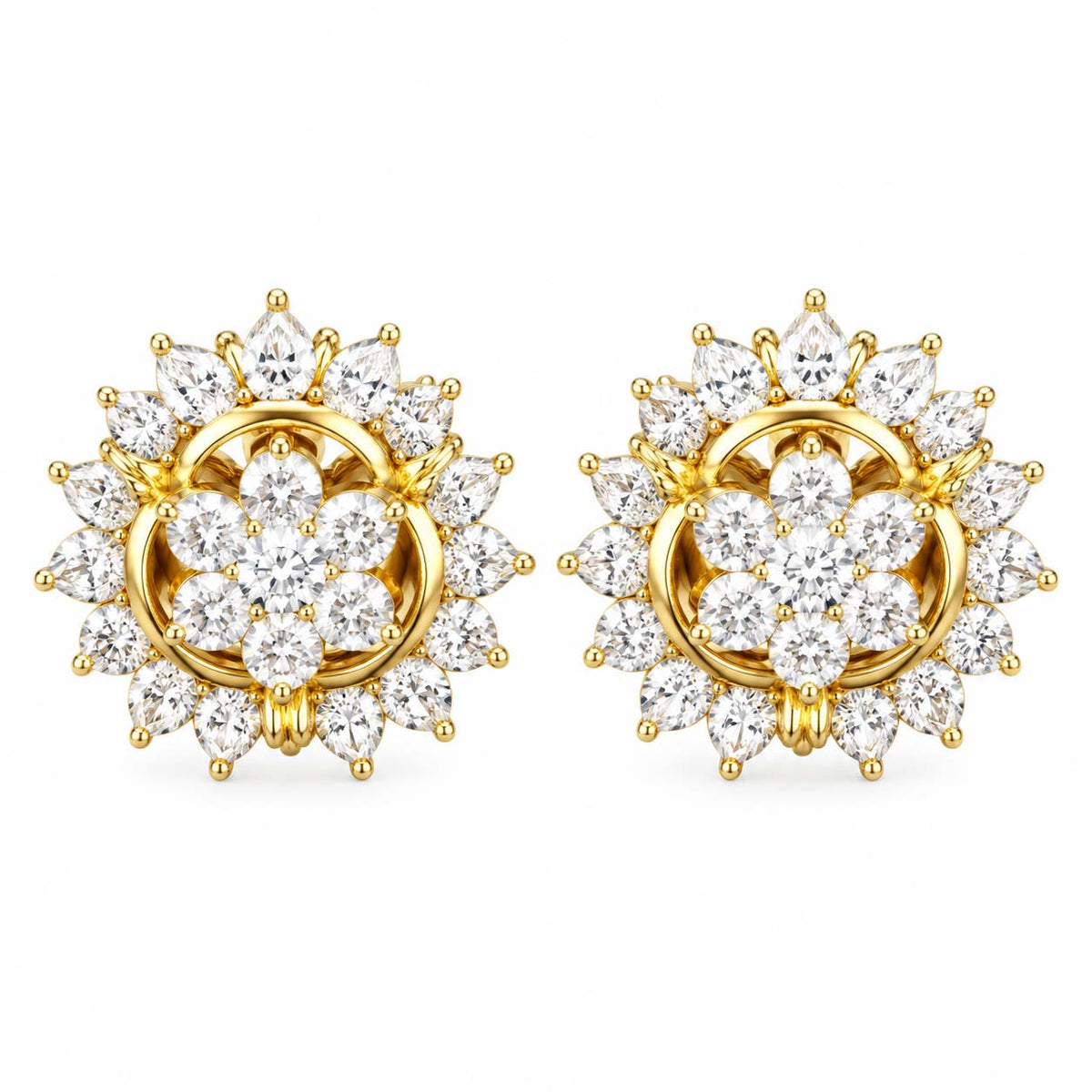 Elegant Daily-Wear Diamond Tops