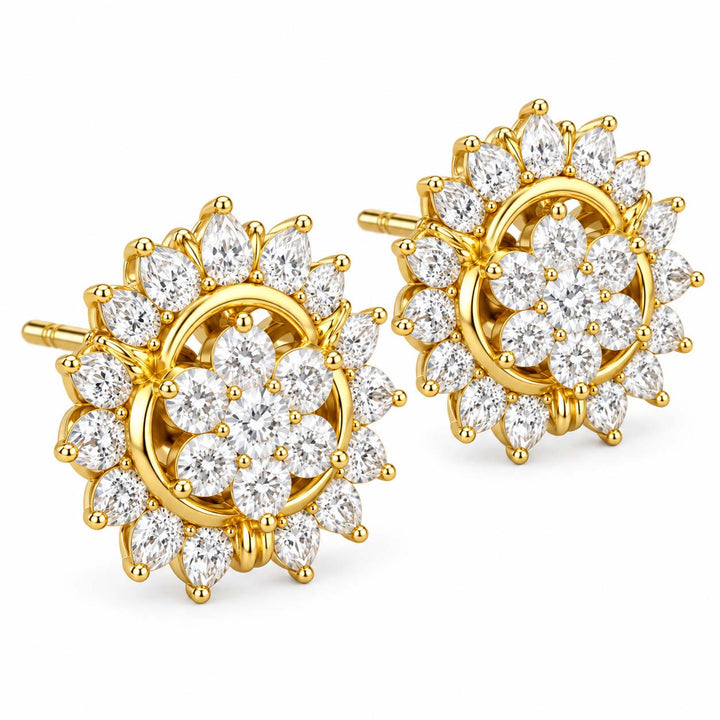 Elegant Daily-Wear Diamond Tops