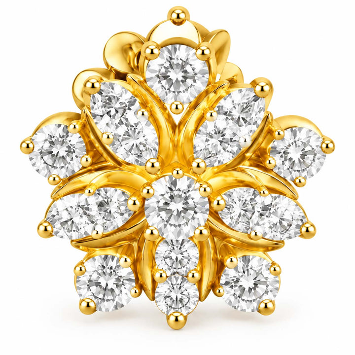 Diamond Starflower Studs